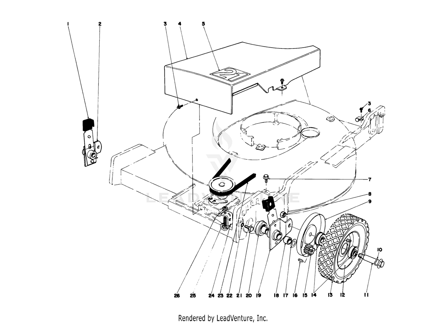 Front Wheel And Pivot Arm Assembly