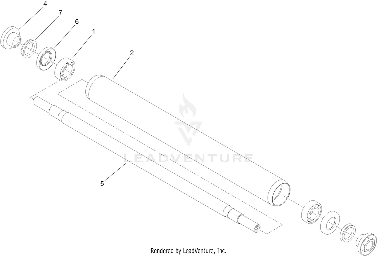 Full Roller Assembly No. 121-4629