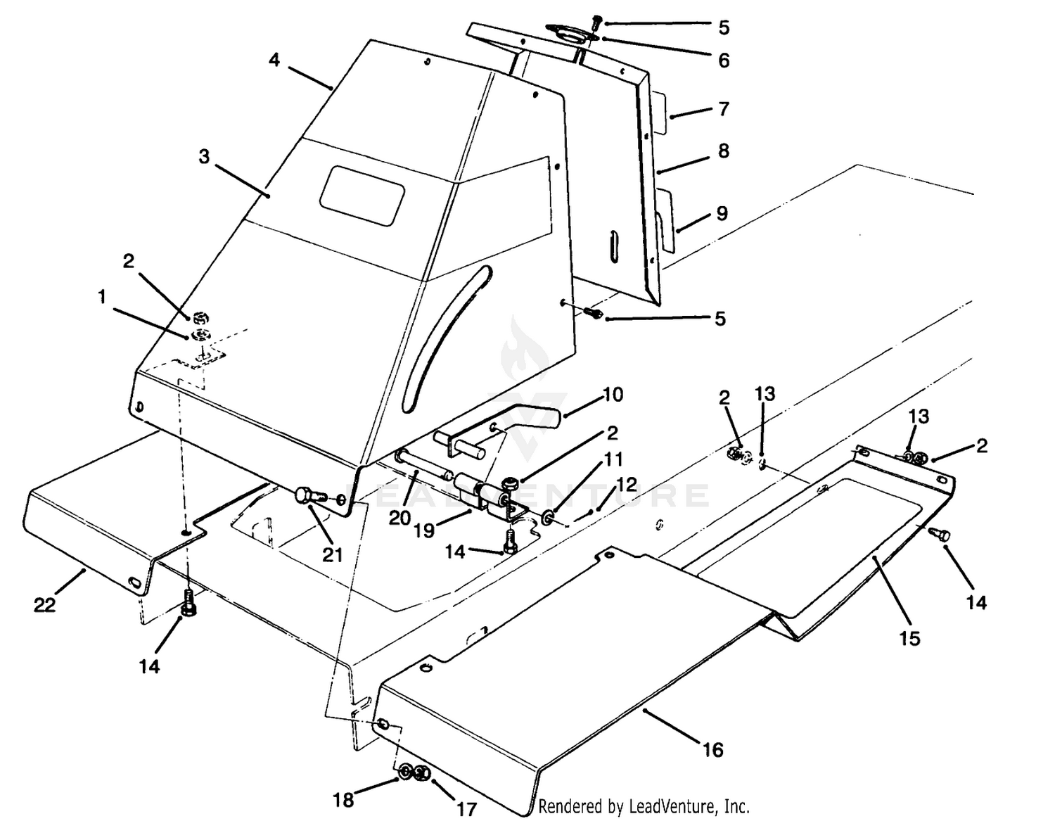 Front Tower Assembly