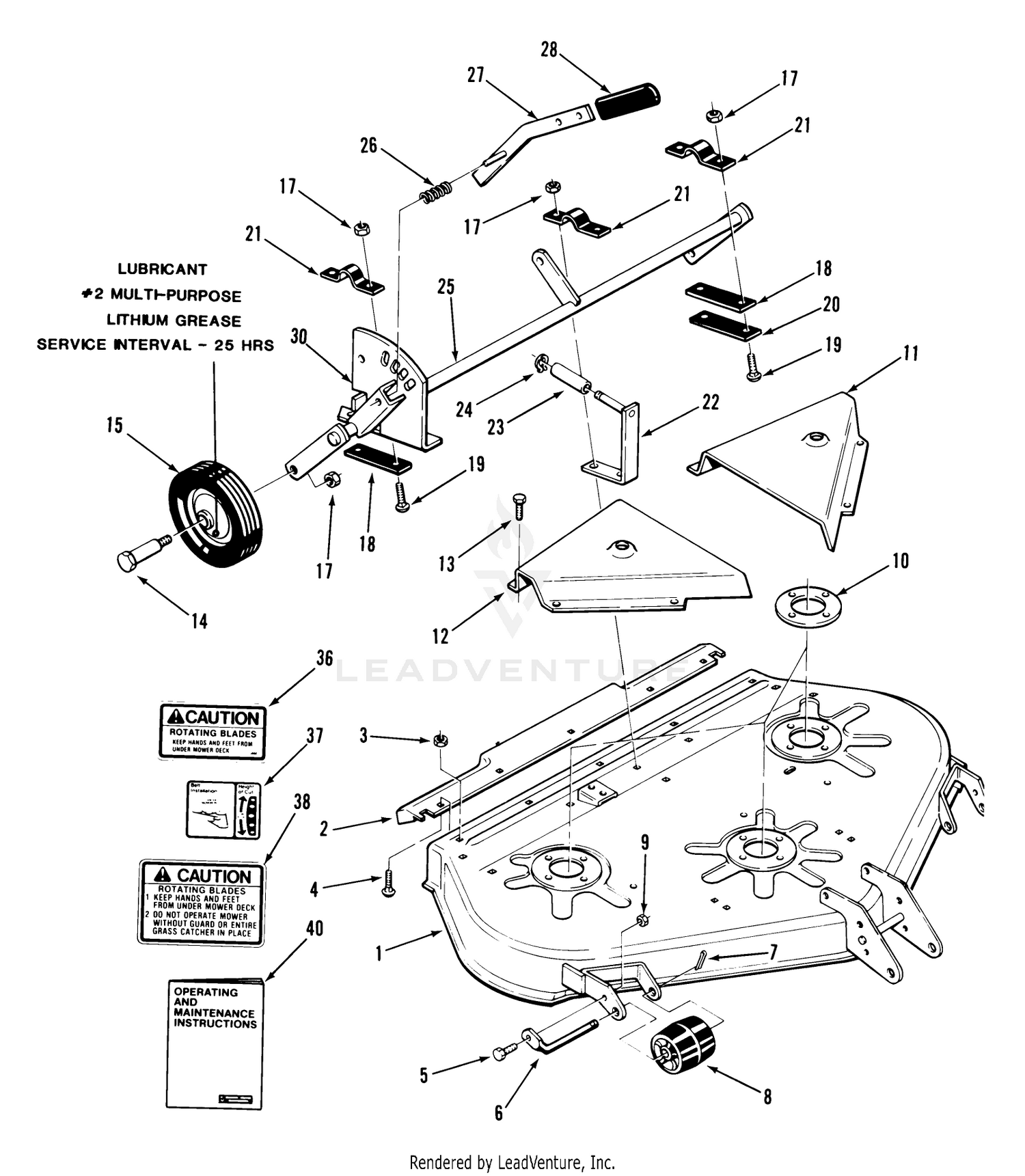 Rear Discharge Mower-42 In. (107 Cm)