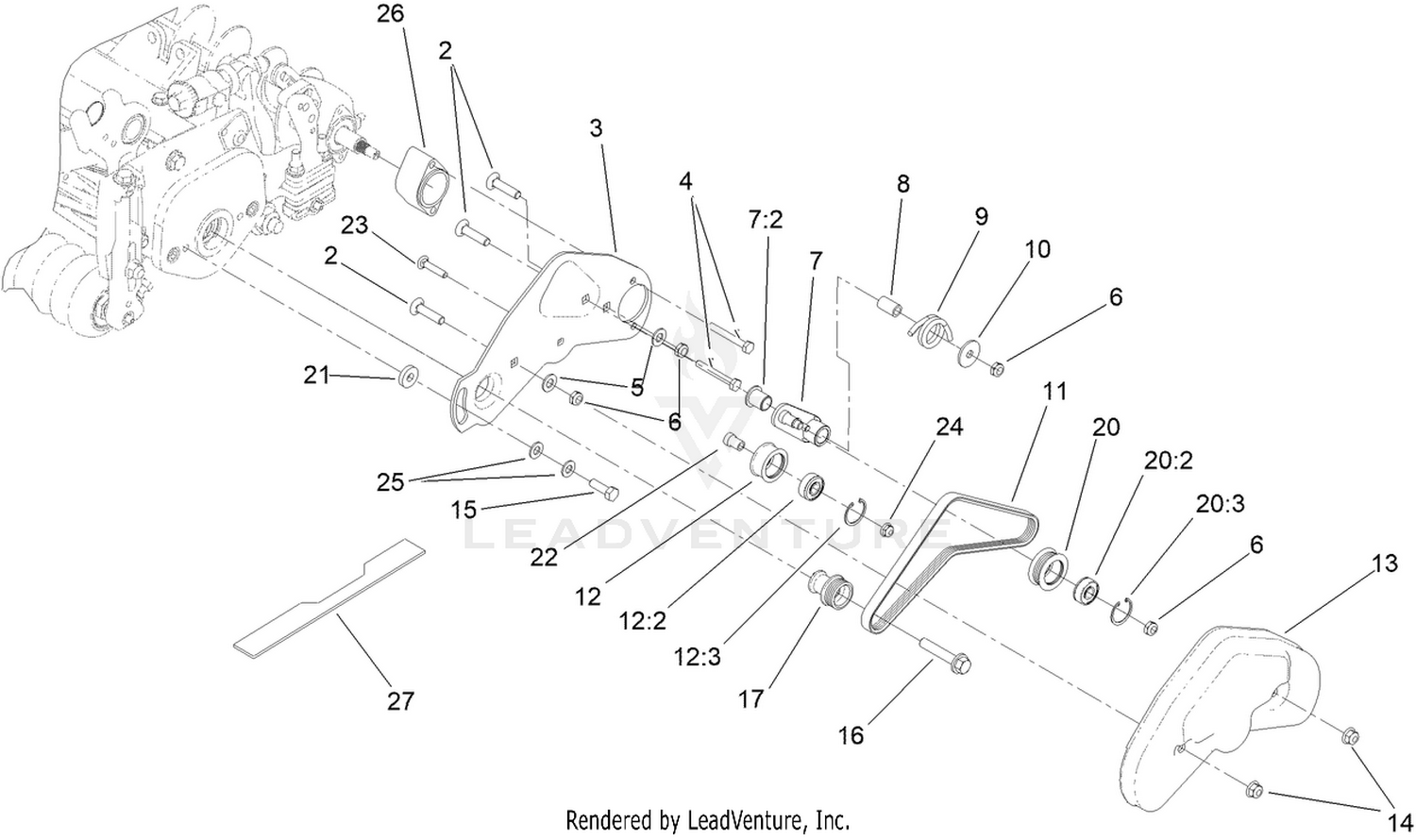 22 Inch Plate Assembly