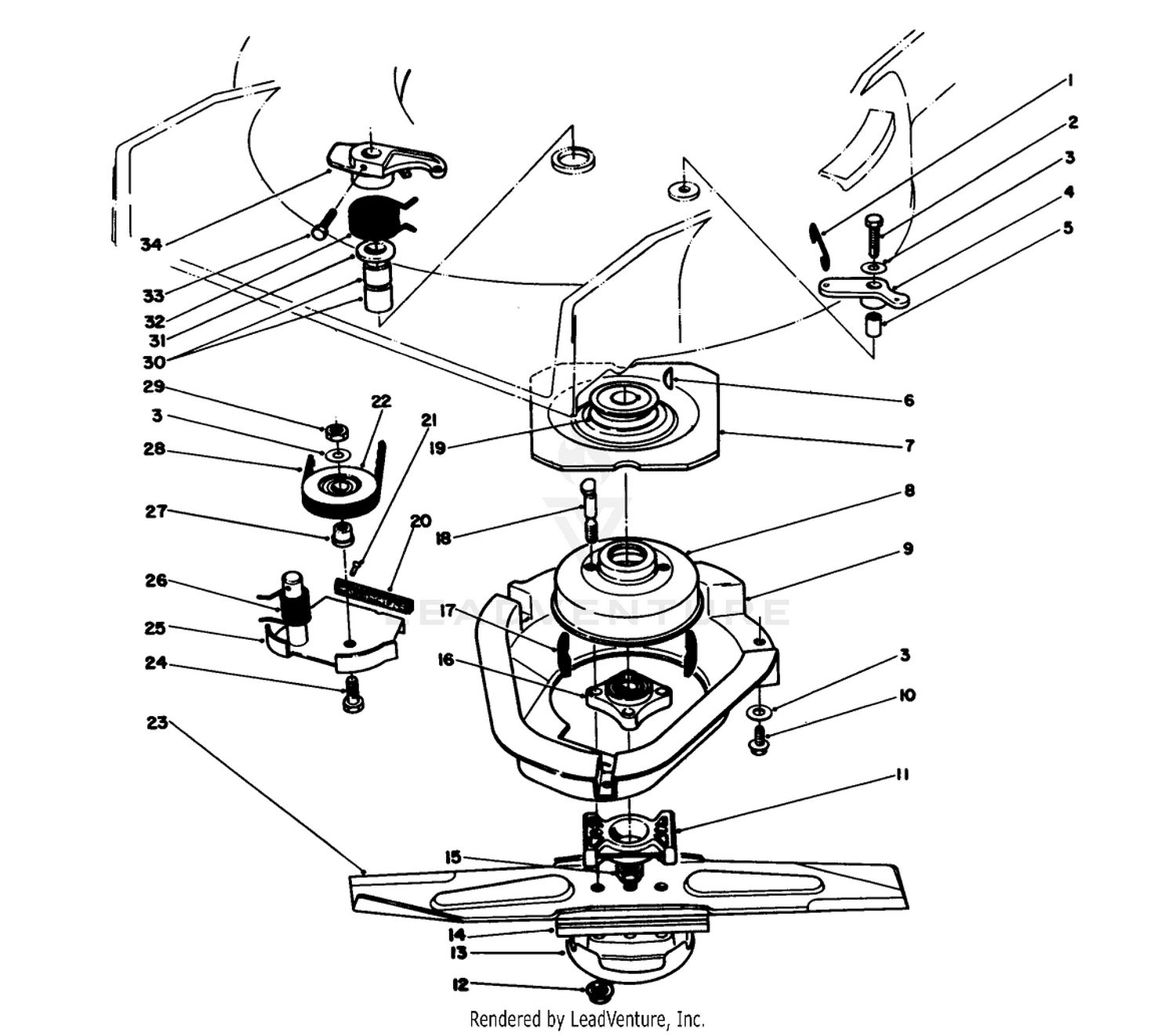 Blade Brake Clutch Assembly
