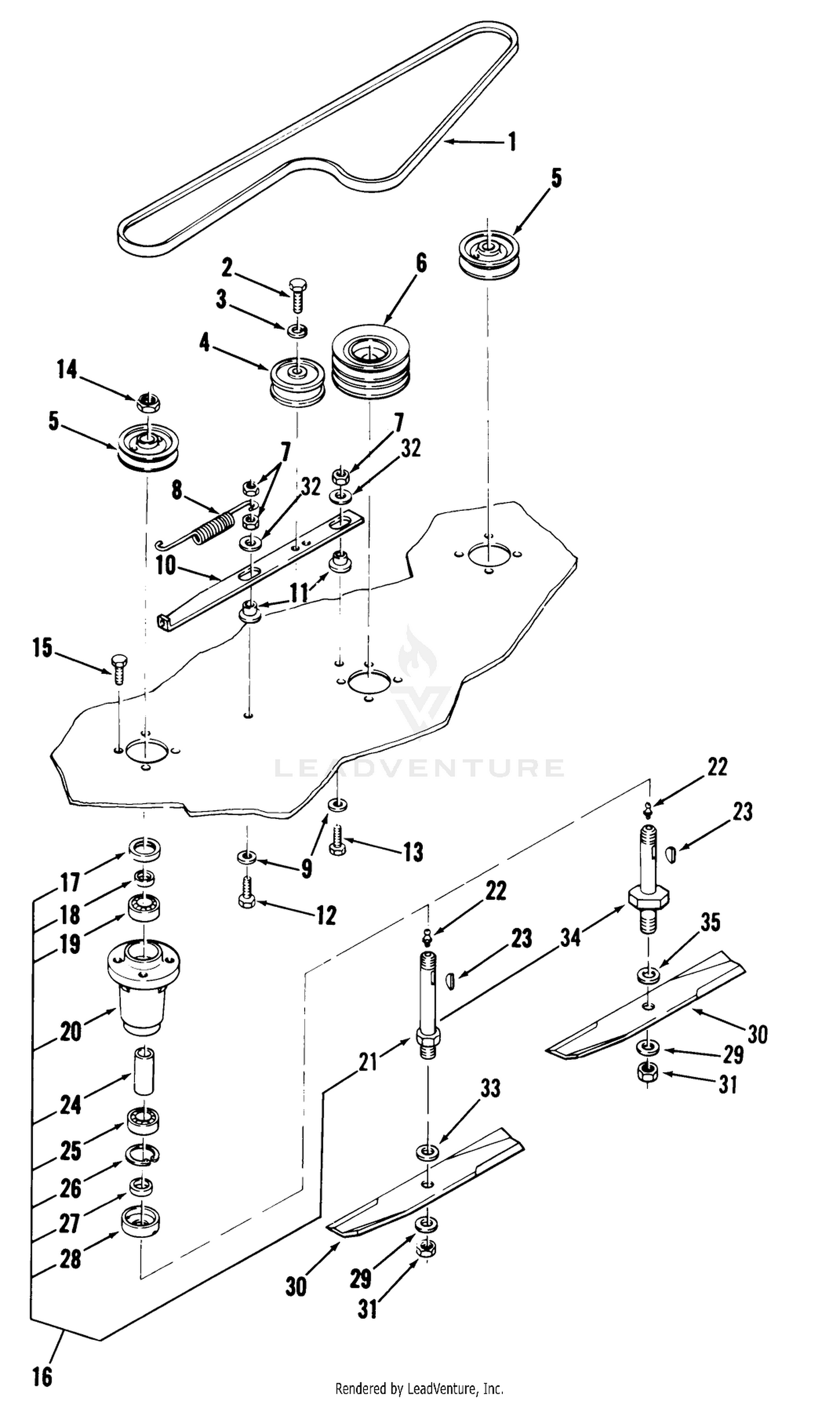 Rear And Side Discharge Mowers-36 In.(92 Cm) Vehicle Identification Numbers 05-36mr01  05-36ms01