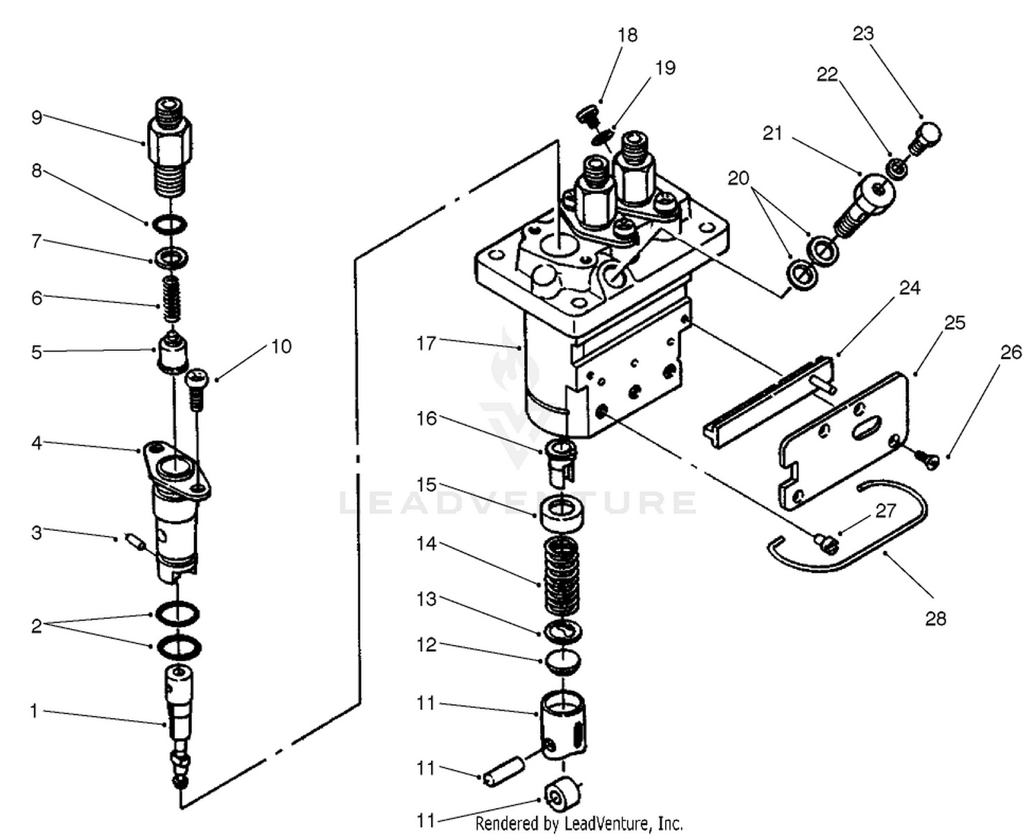 Injection Pump Assembly (continued)