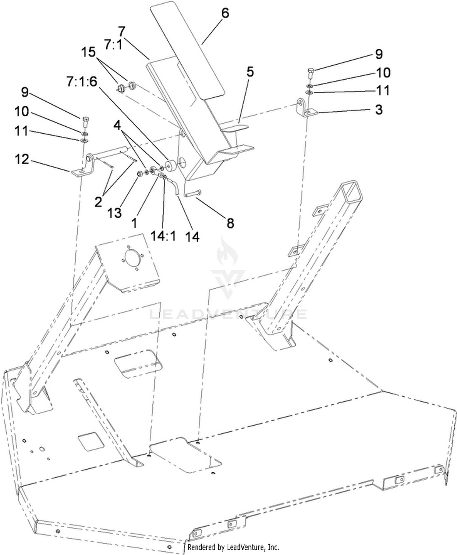 Traction Pedal Assembly