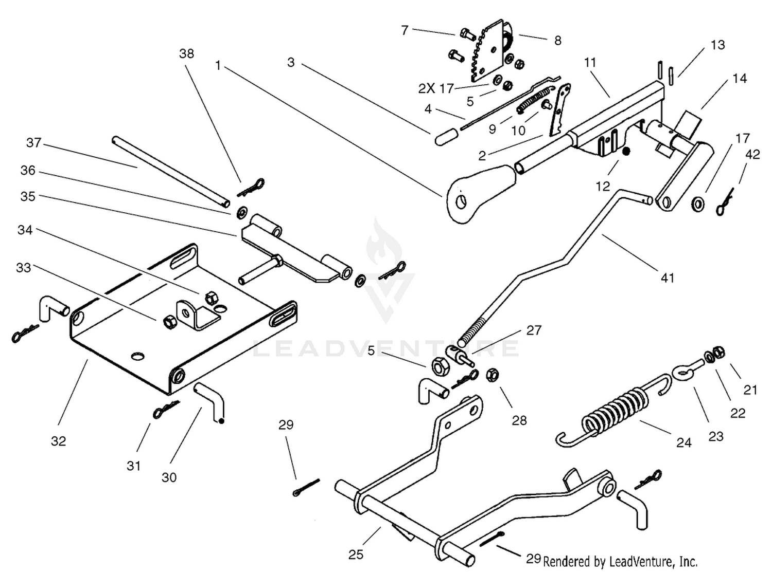 Operation Mower Lift Assembly