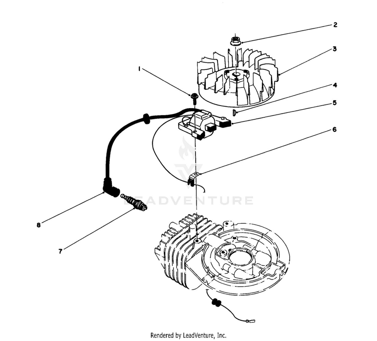 Ignition Assembly (engine Model No. 47ph7)