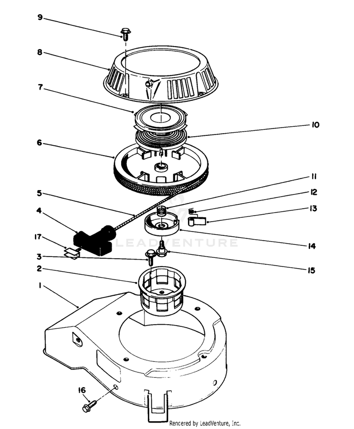 Recoil Assembly (model No. 47pm1-6)