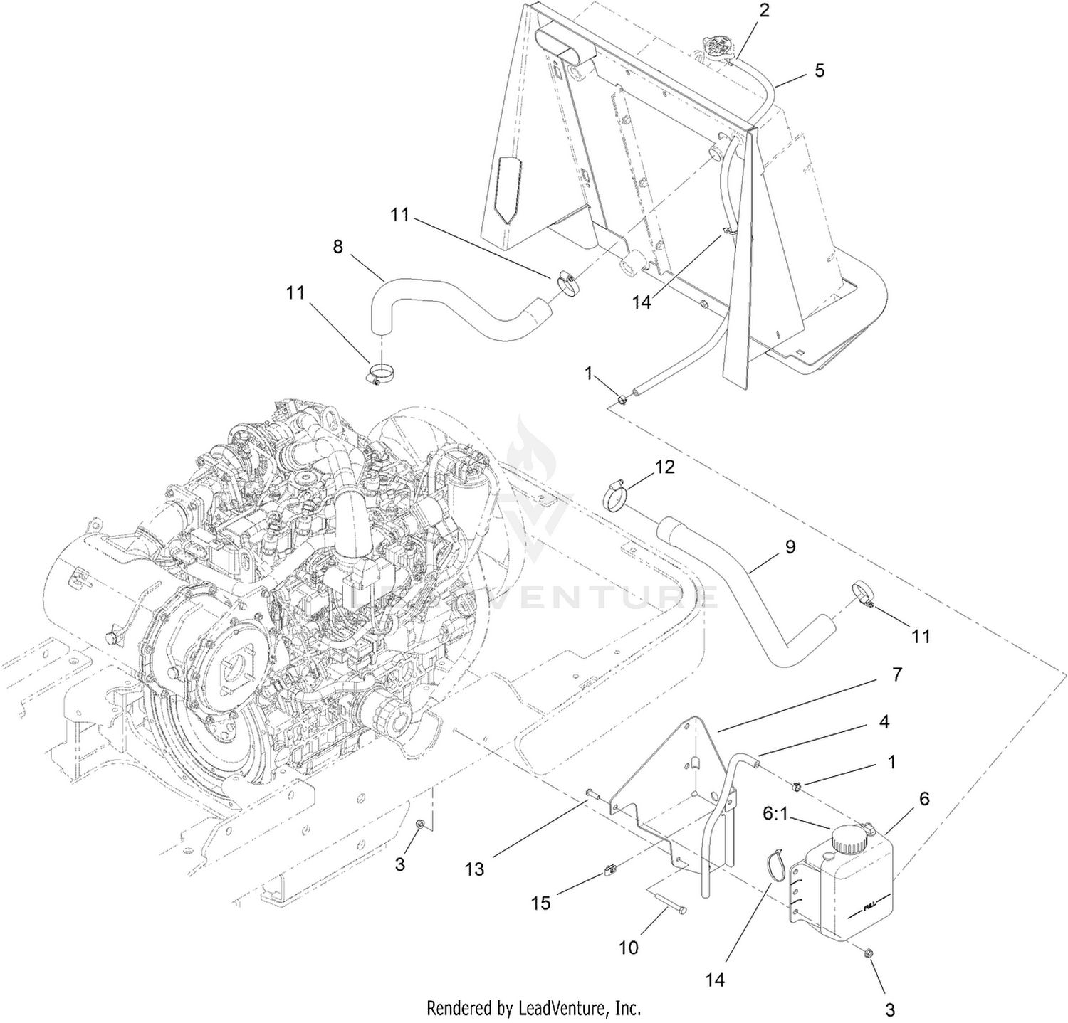 Engine Cooling and Hose Assembly
