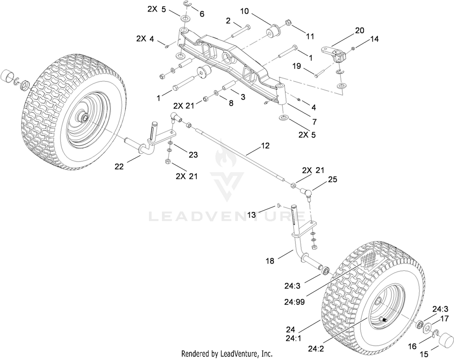 Front Axle Assembly