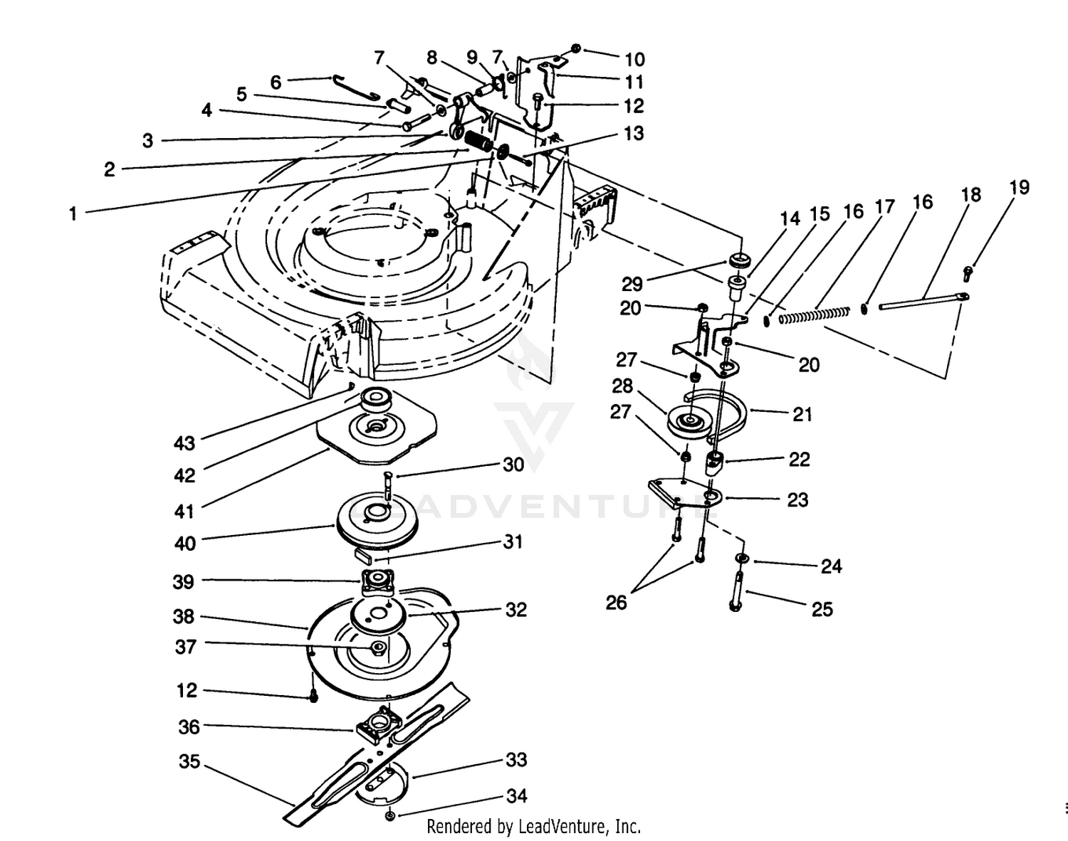 Blade Brake Clutch Assembly