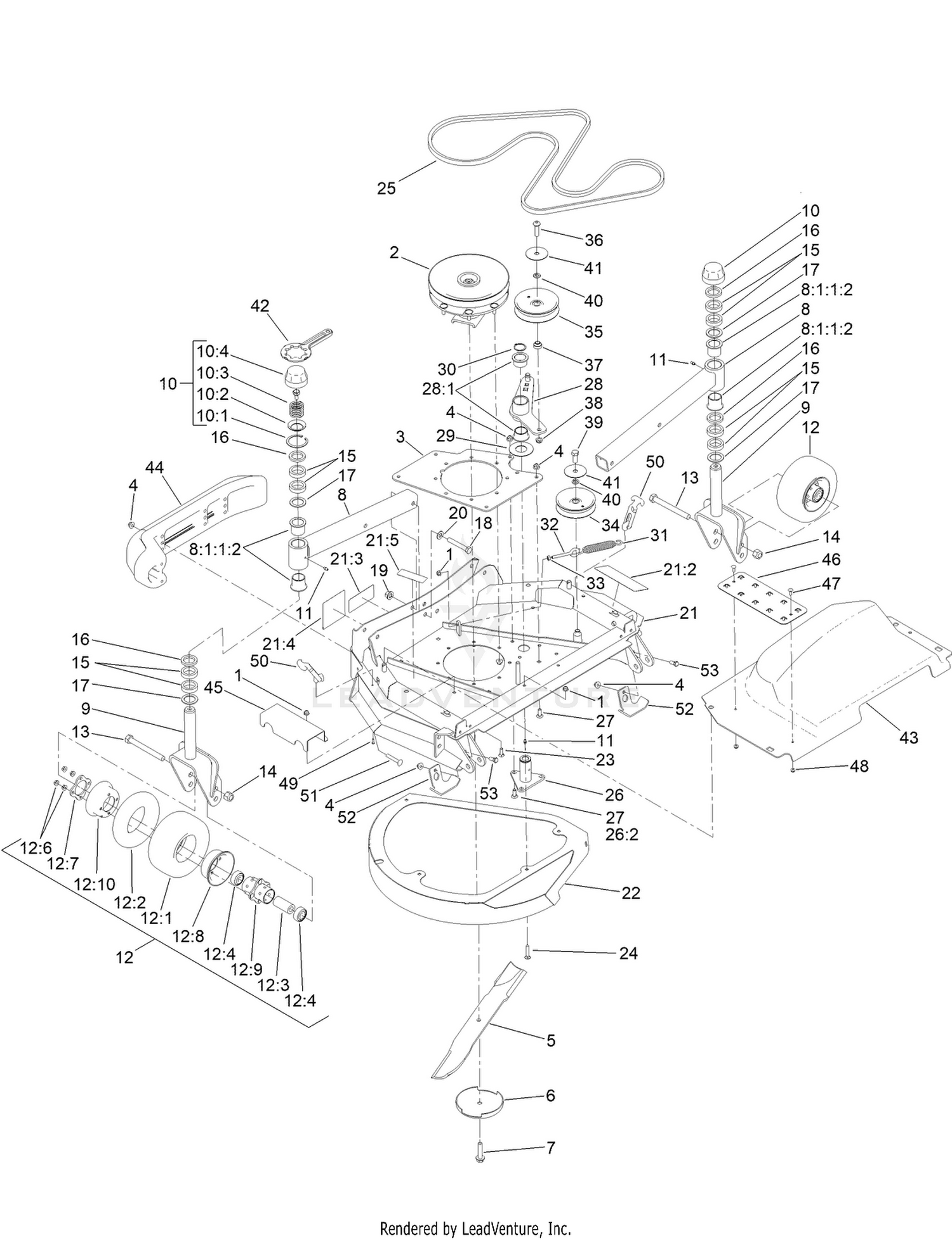 RH Wing Deck Assembly