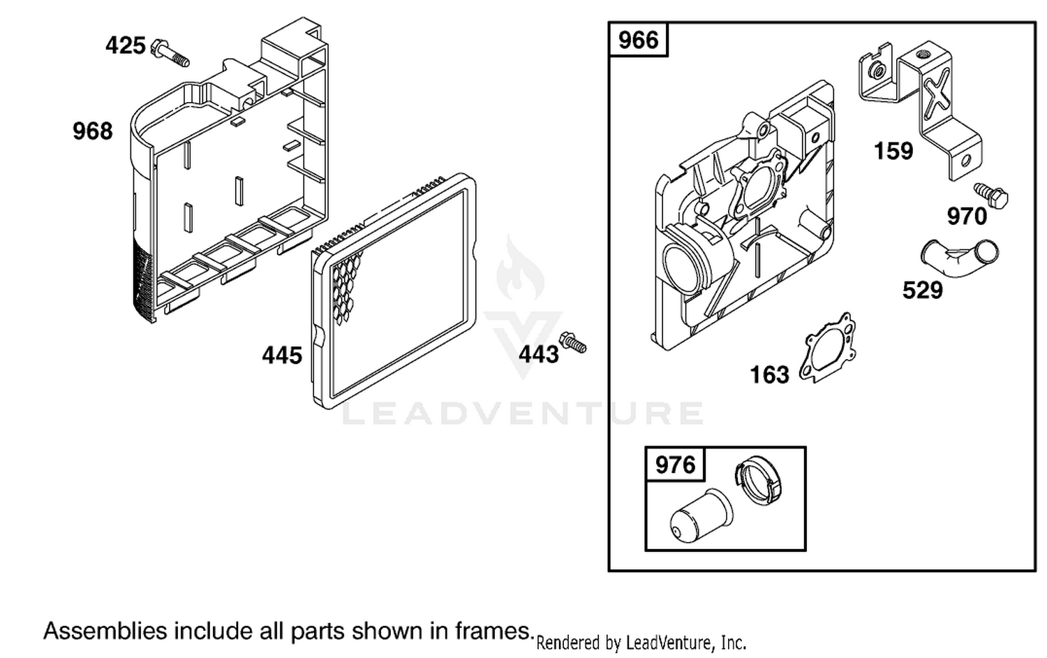 Engine Briggs  Stratton Model 12h802-1776-B1 5