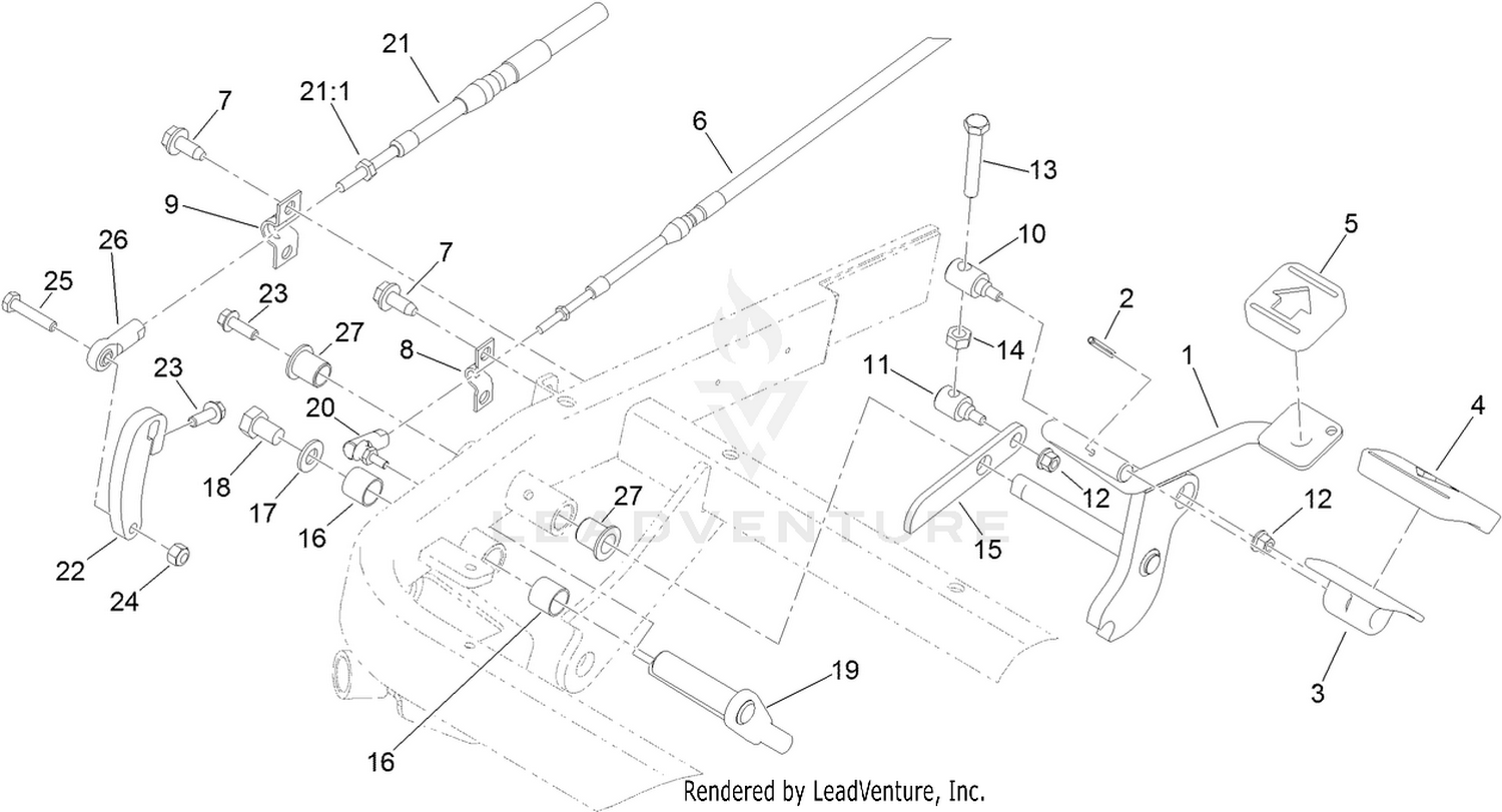 Traction Pedal Assembly