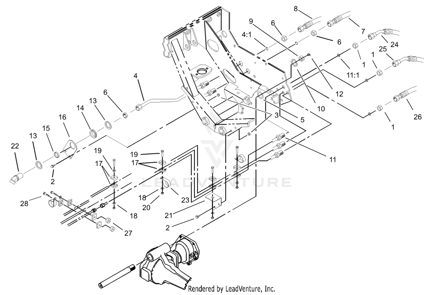 Rear Hydraulic Assembly