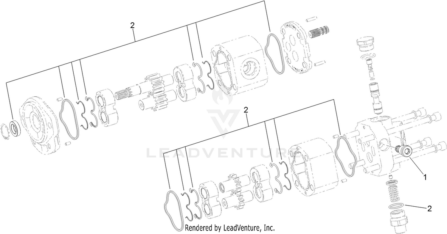 Tandem Pump Assembly No. 138-6193