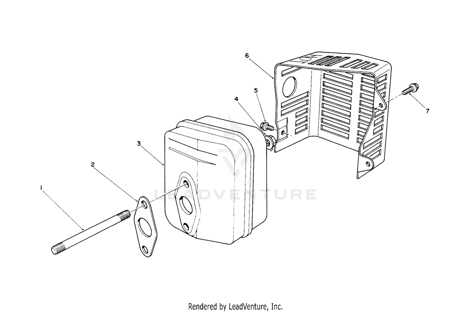 Muffler Assembly (model No. Vmk9-5)