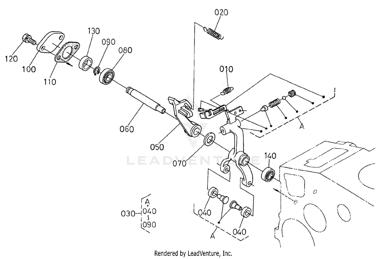 Fork Lever (Governor) Assembly
