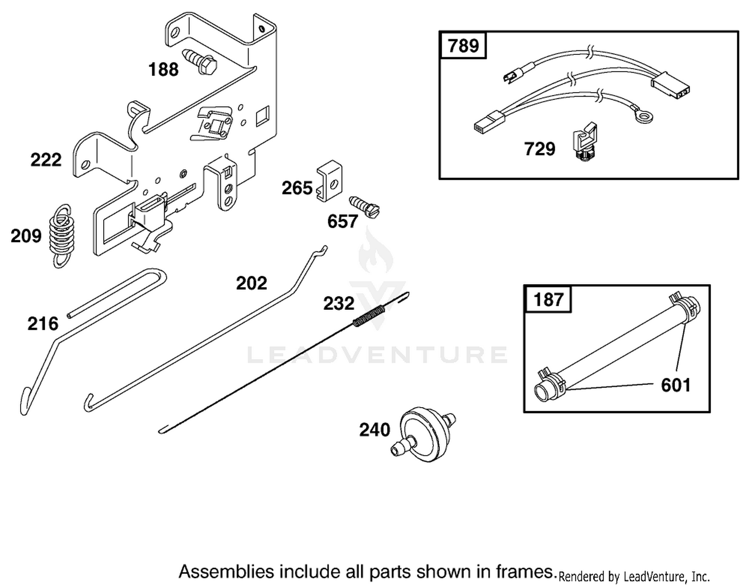Engine Briggs  Stratton Model 312777-0128-E1 5