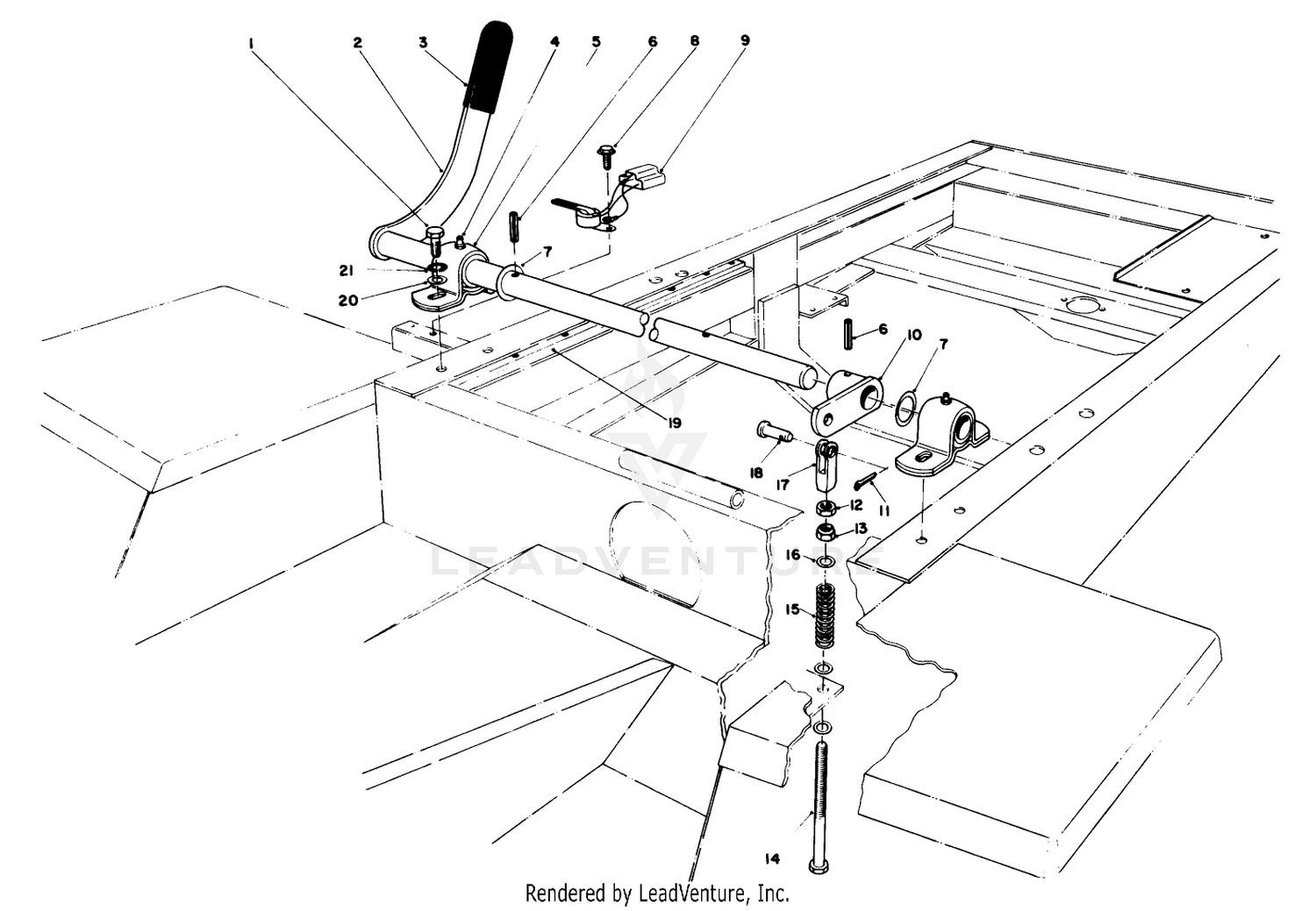 Power Take Off Lever Assembly