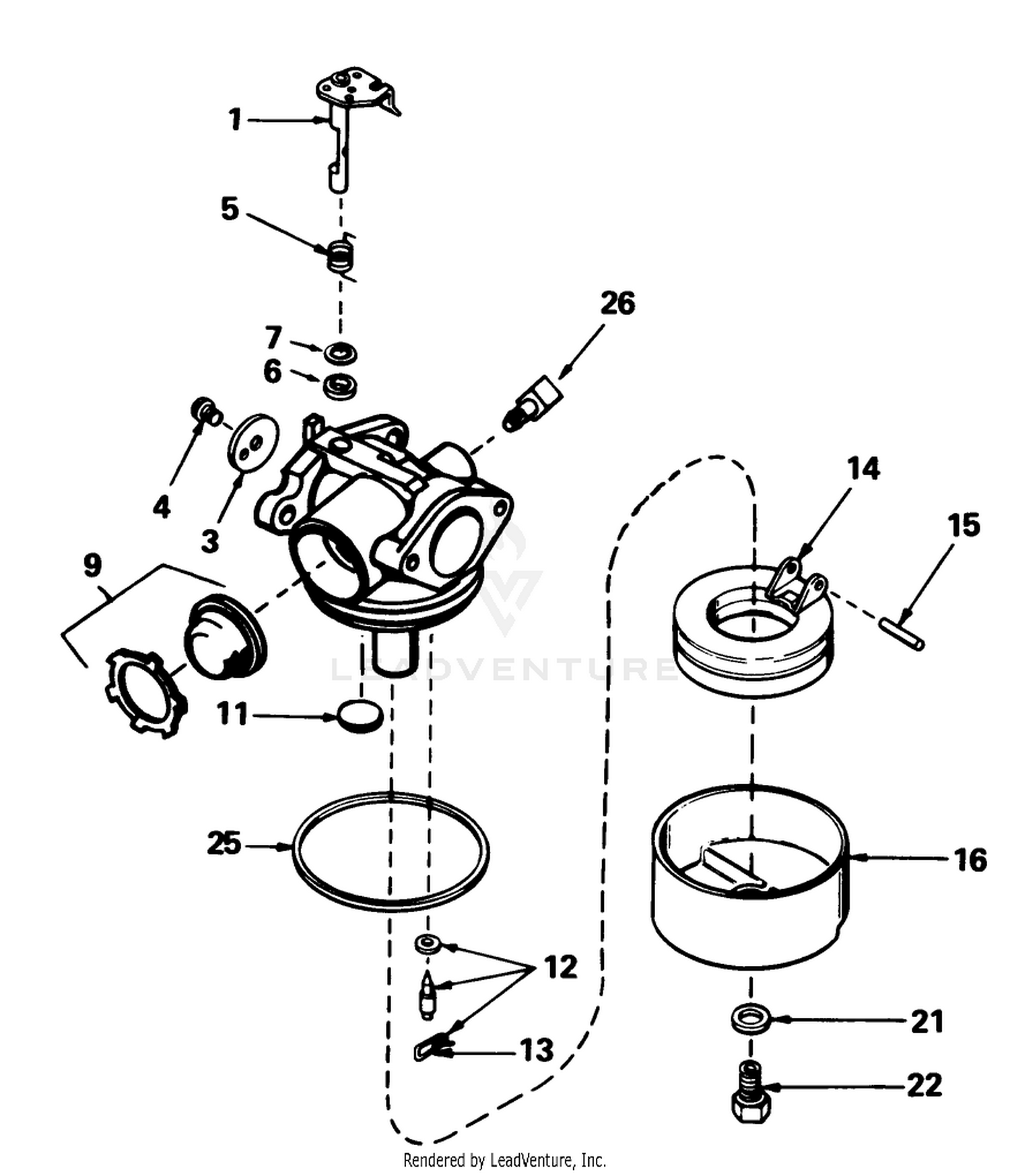 Carburetor No. 632098