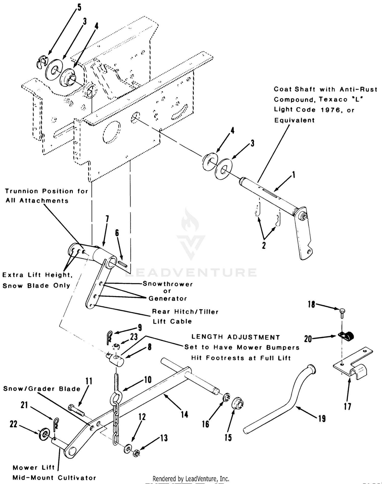 Hydrostatic Lift Linkage 312-H  416-H