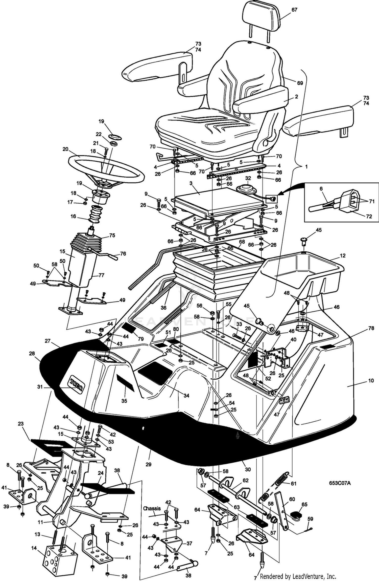 Operator Seat Assembly