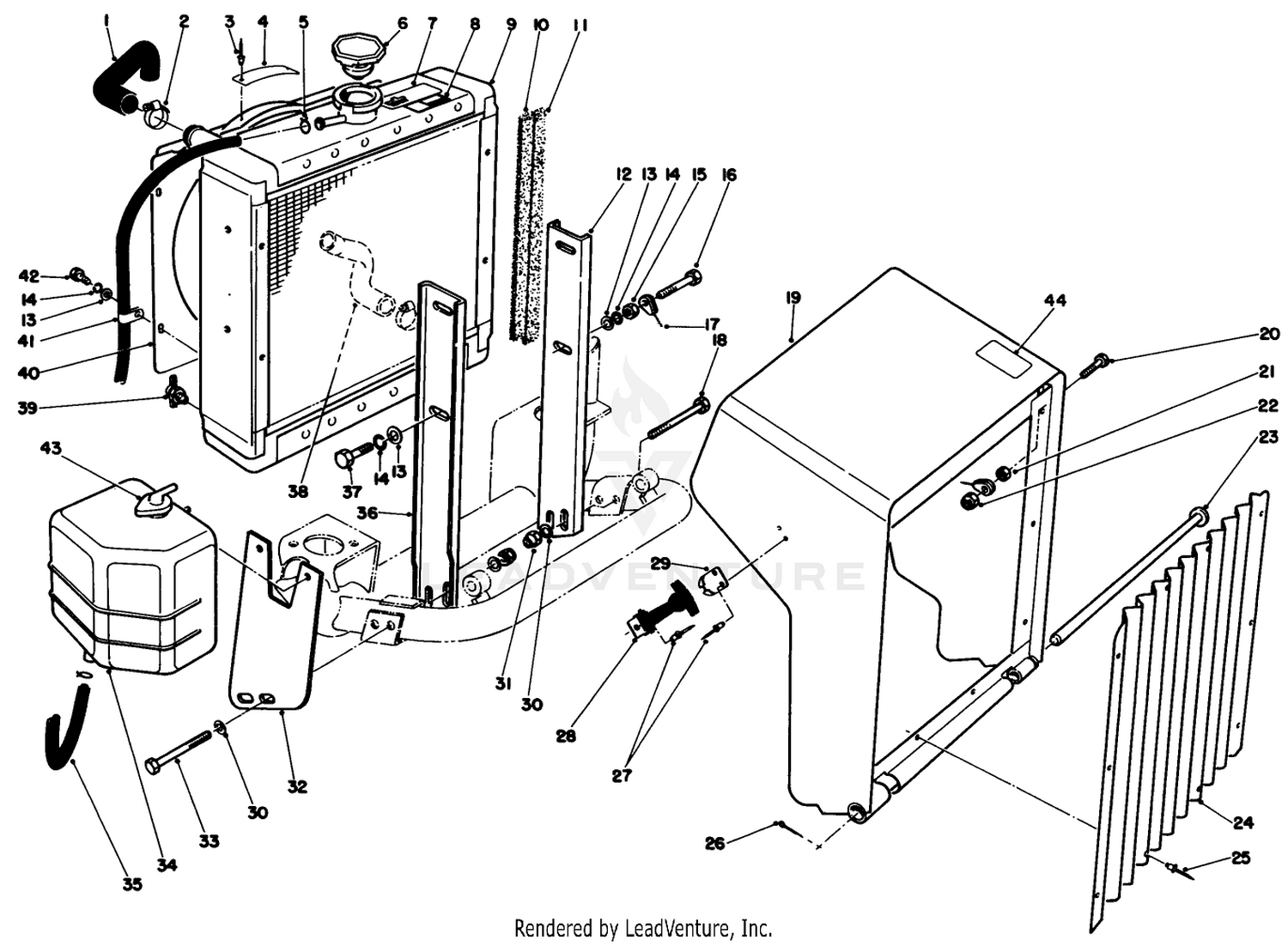 Radiator  Grille Assembly