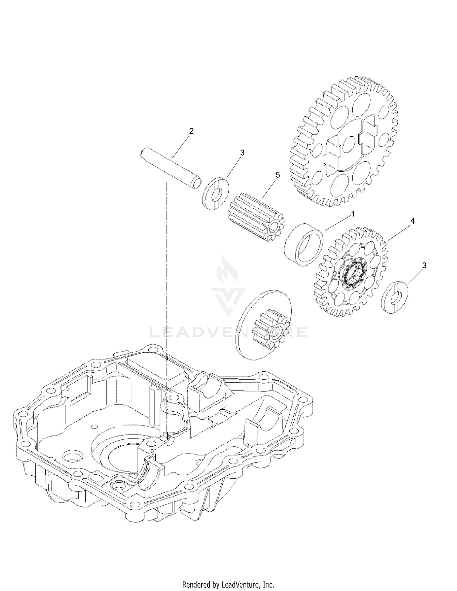 Final Pinion Assembly  Transmission Assembly No. 114-3155
