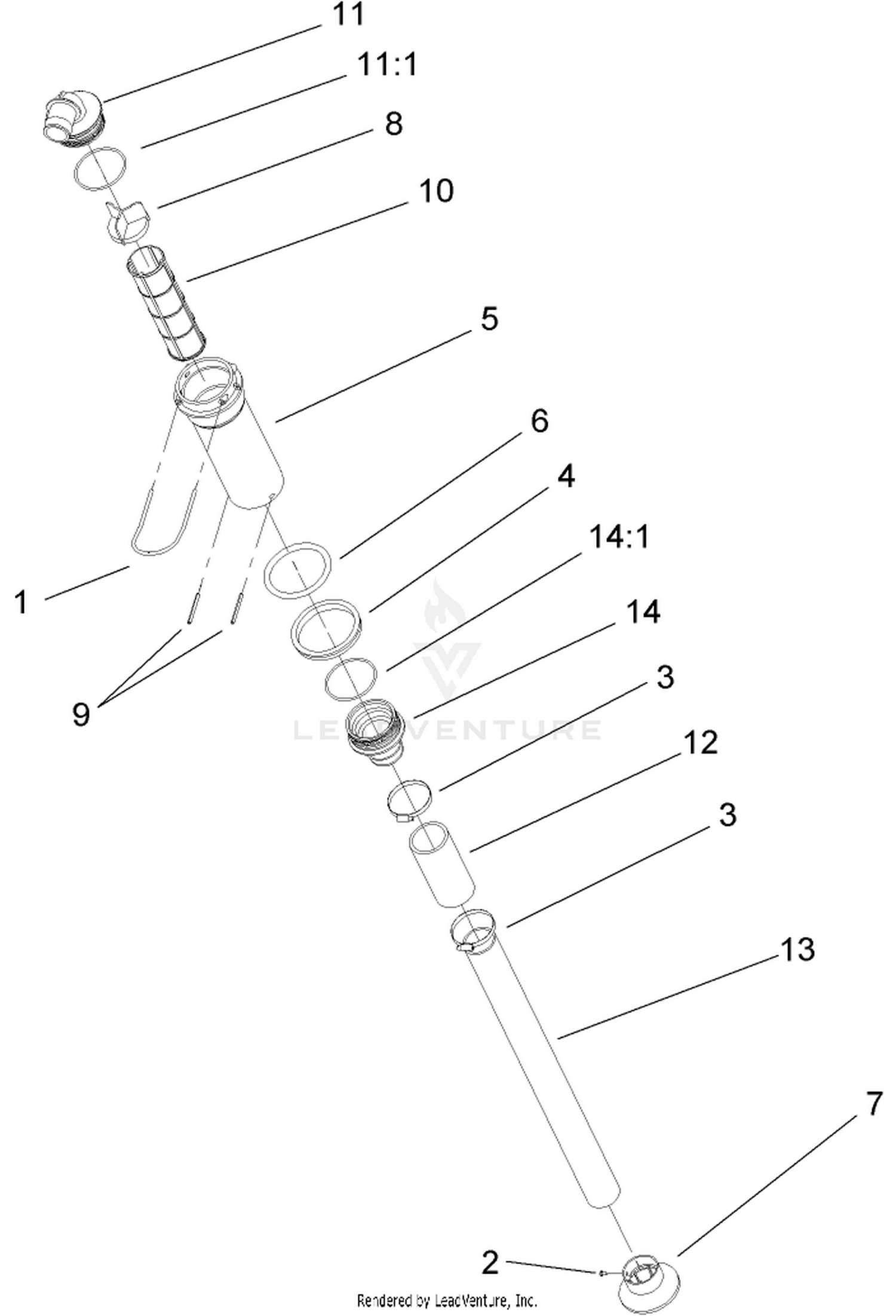 Top Mounted Suction Assembly