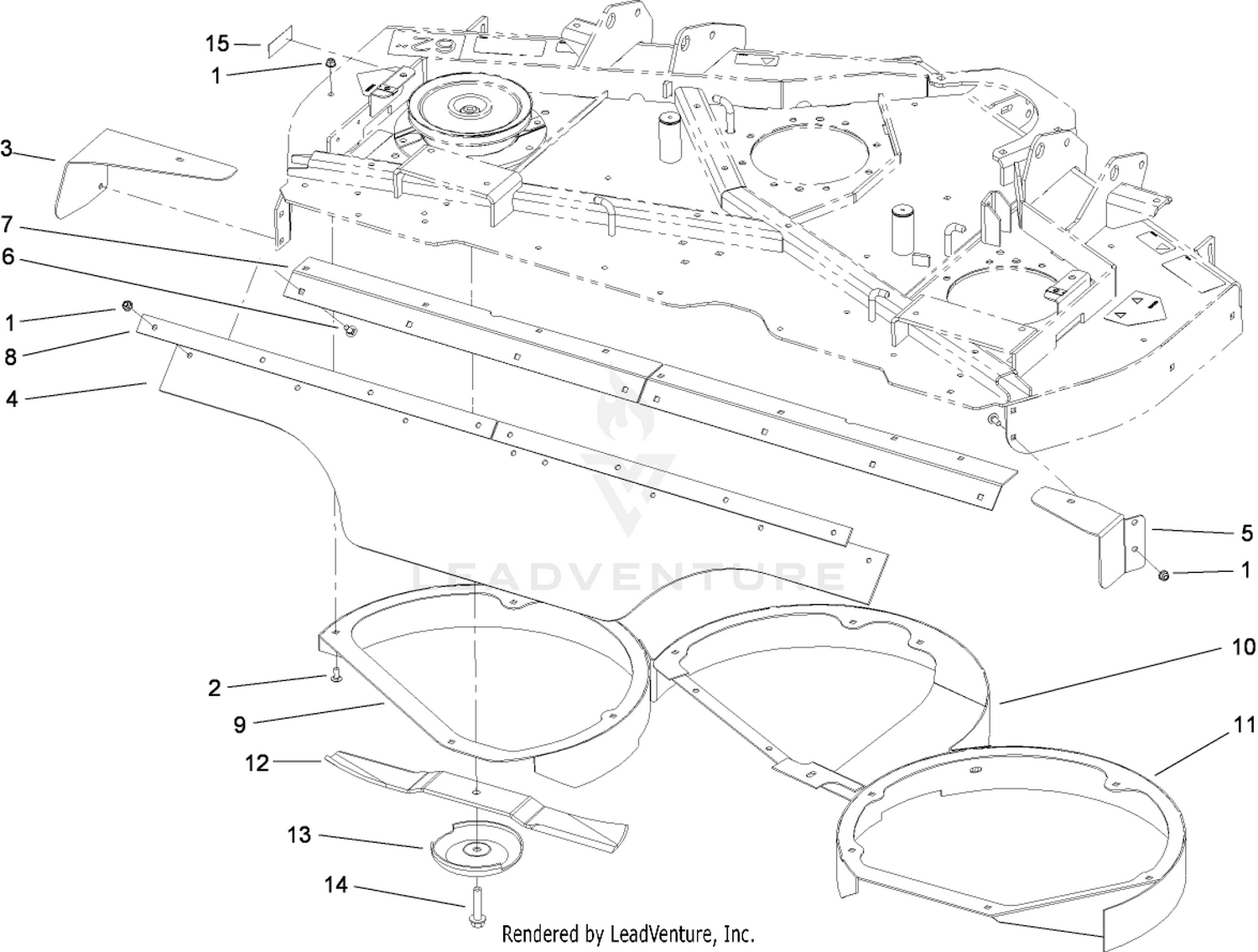Rear Discharge Kit Assembly