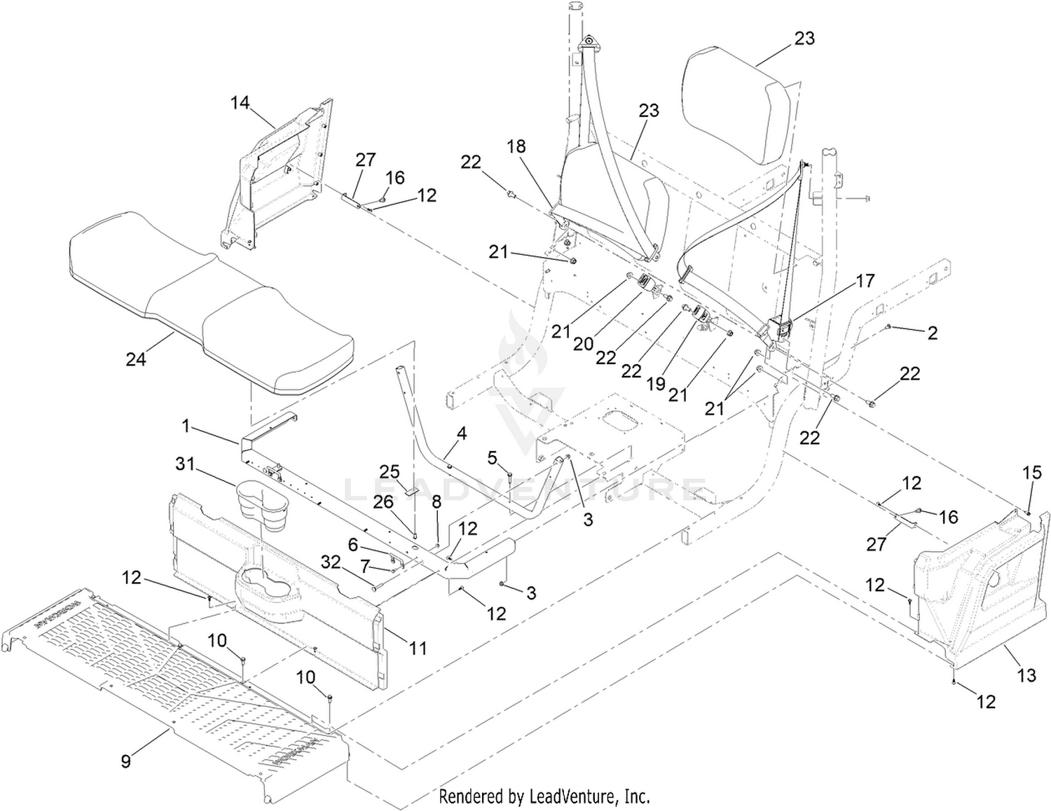 Seat Base Assembly