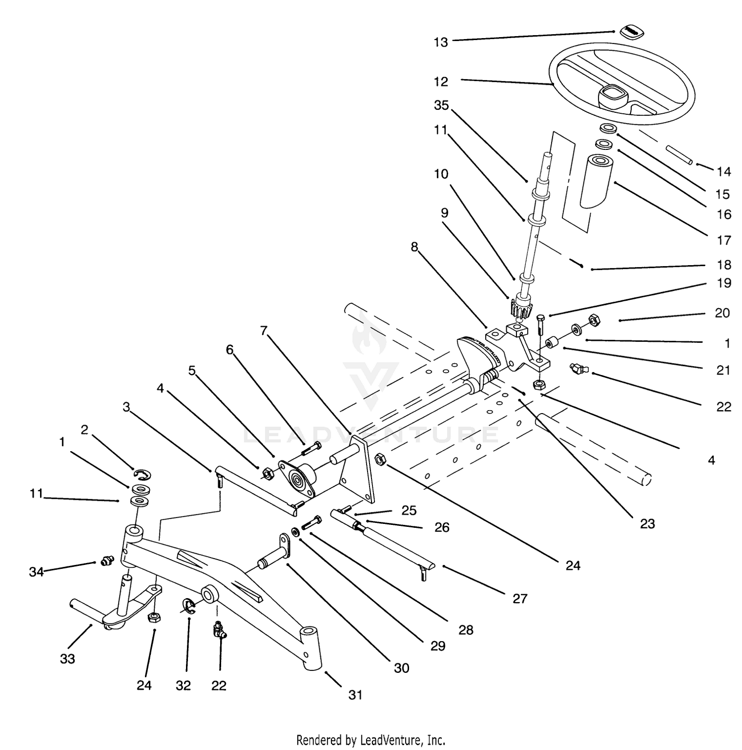 Front Axle And Steering