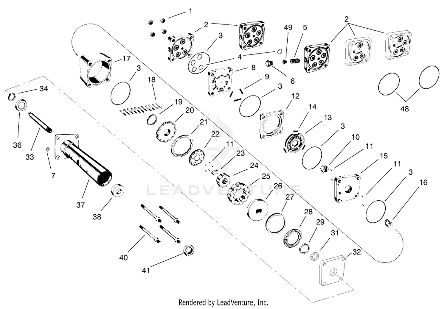 Steering Control Valve Assembly No. 100-4909