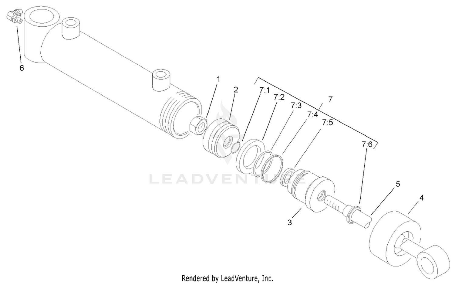 Lift Cylinder Assembly No. 93-2631