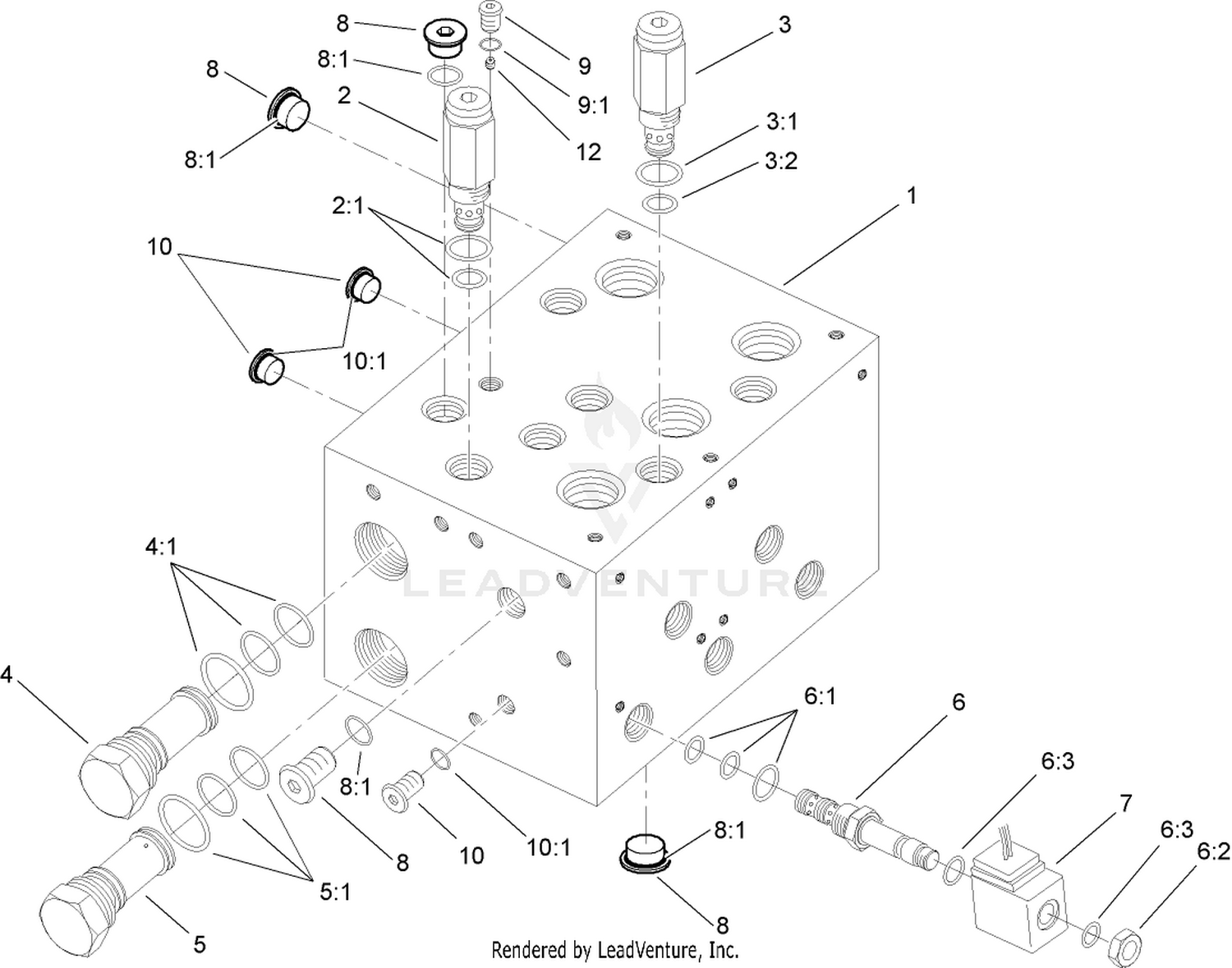 Deck Manifold Assembly No. 95-5908