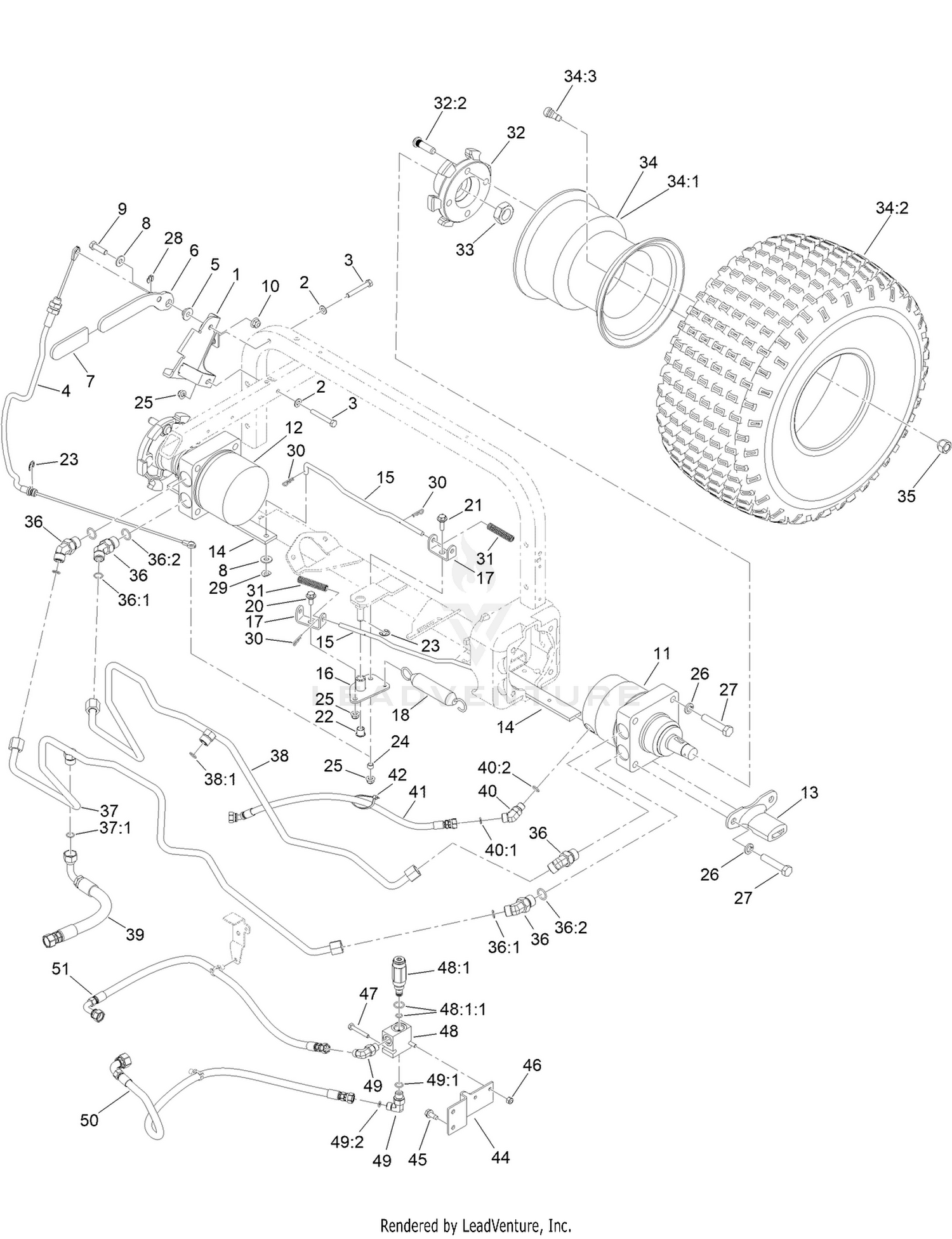 Rear Wheel Assembly