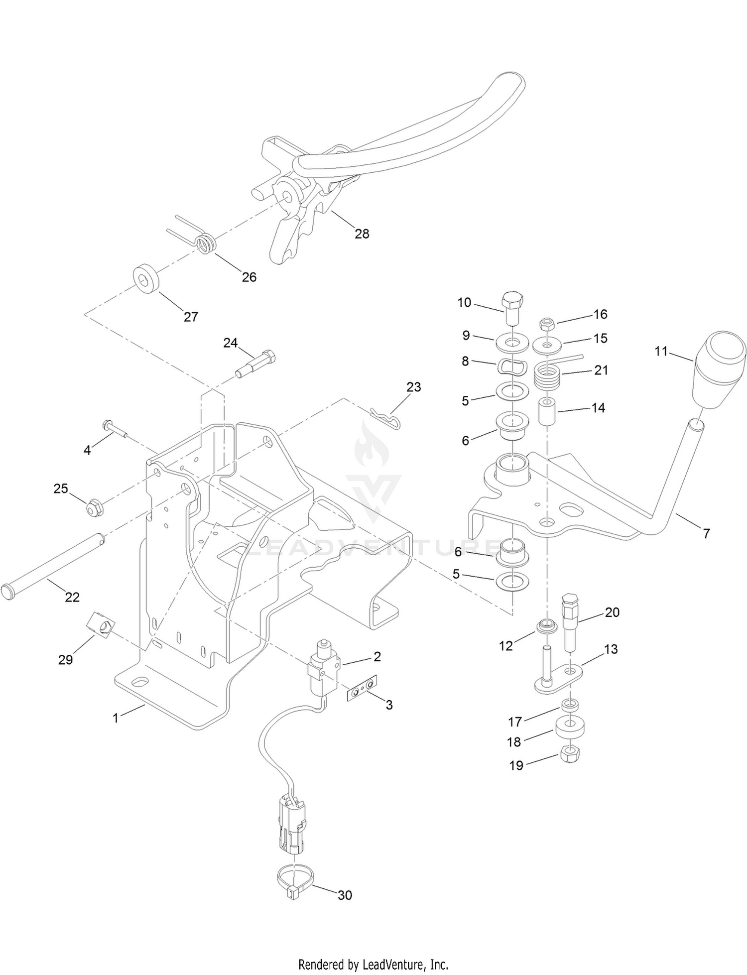 Paddle Shift Assembly