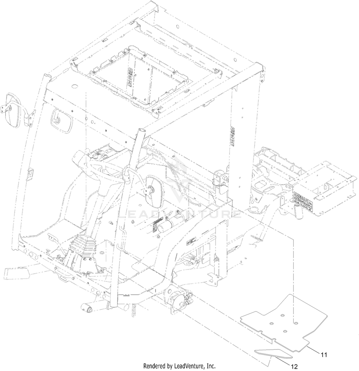 Floor Sound Reduction Assembly