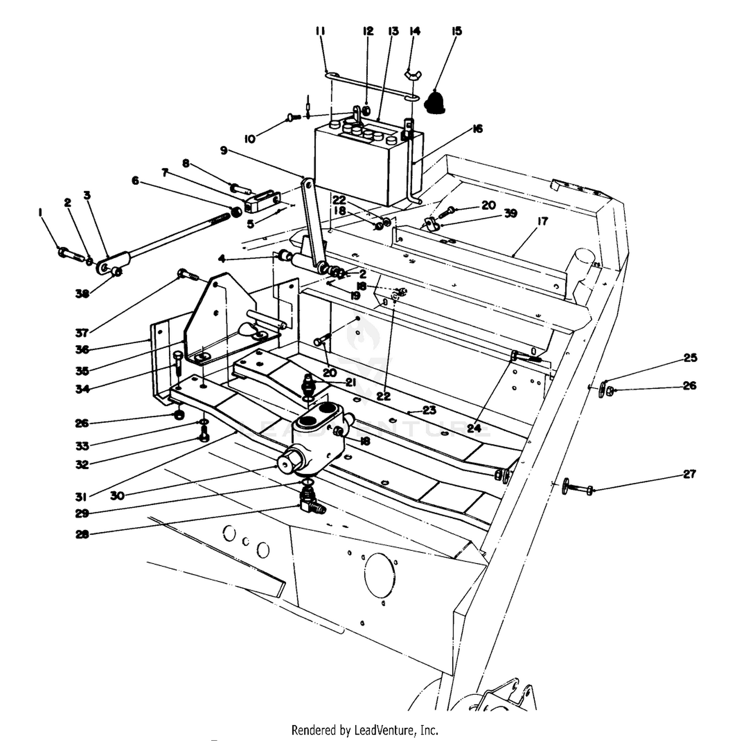 Motor Mounts And Battery Assembly
