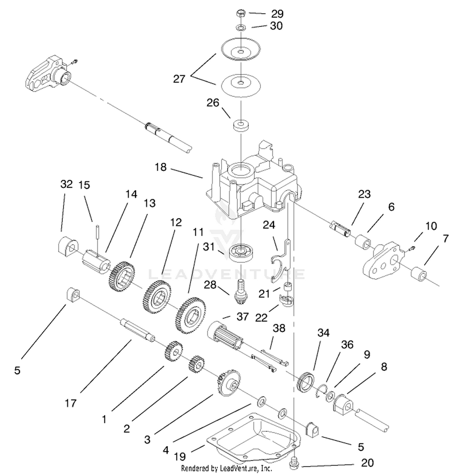 Gear Case Assembly