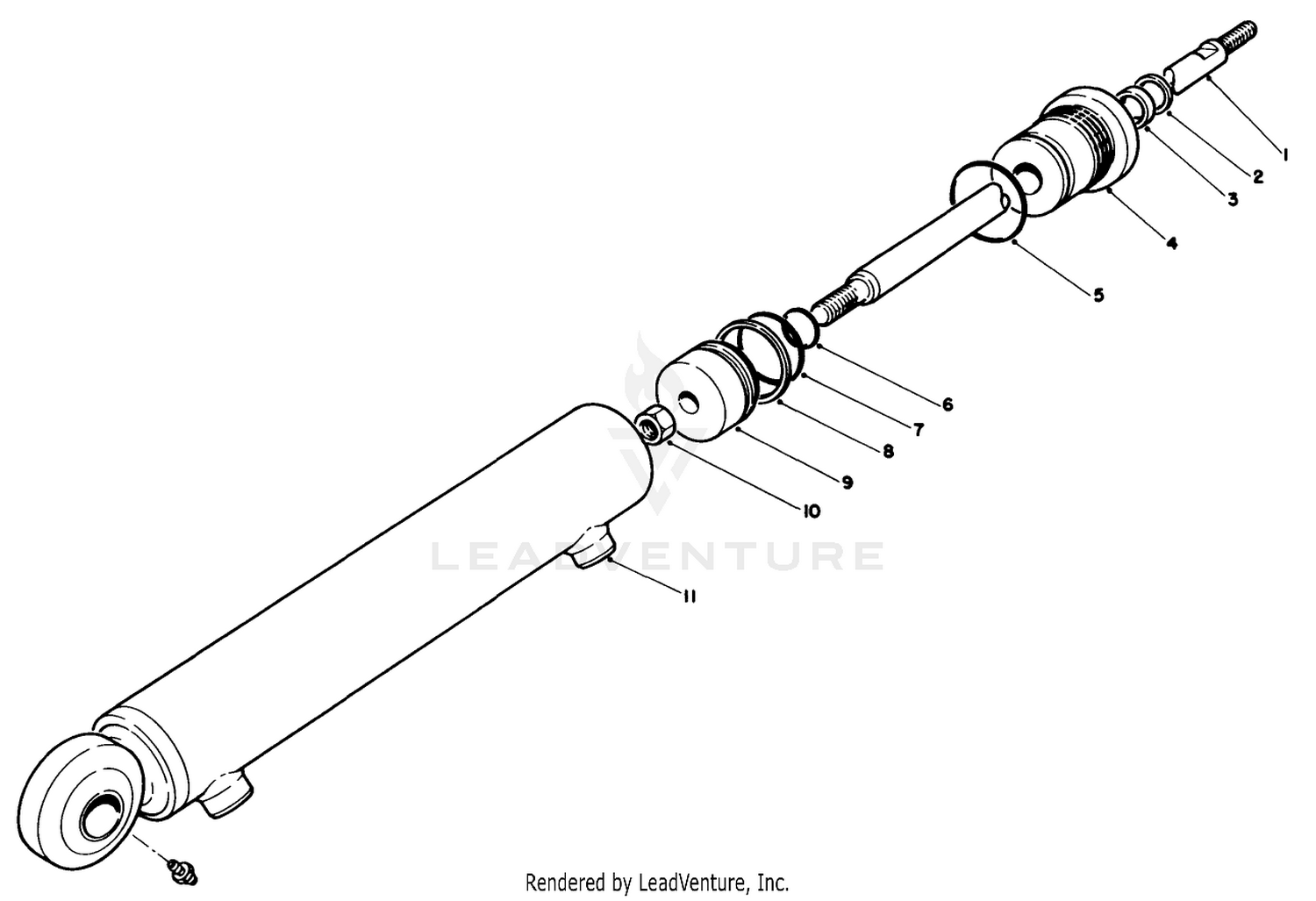 STEERING CYLINDER PART NO. 68-6860