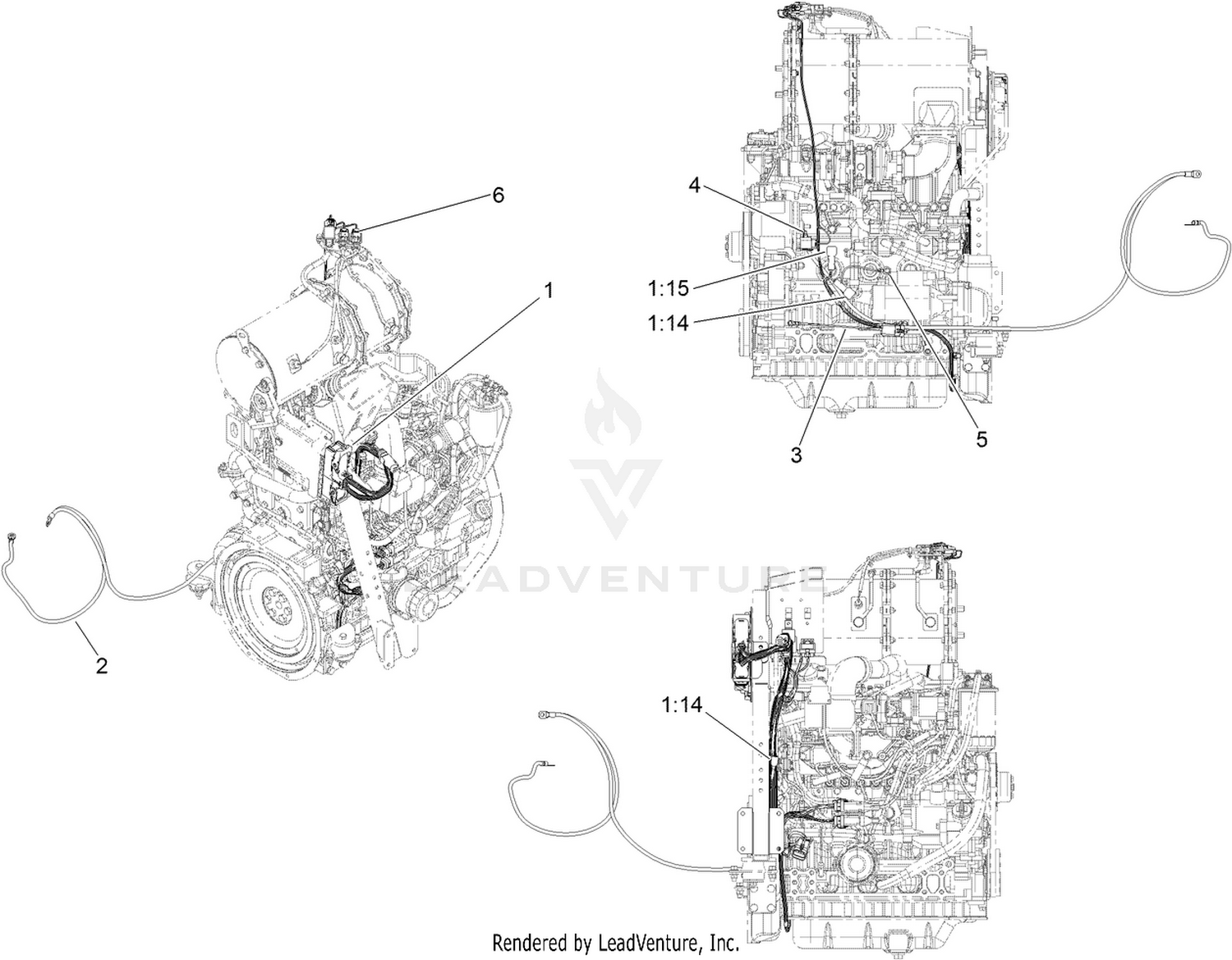 Engine Wire Harness Assembly