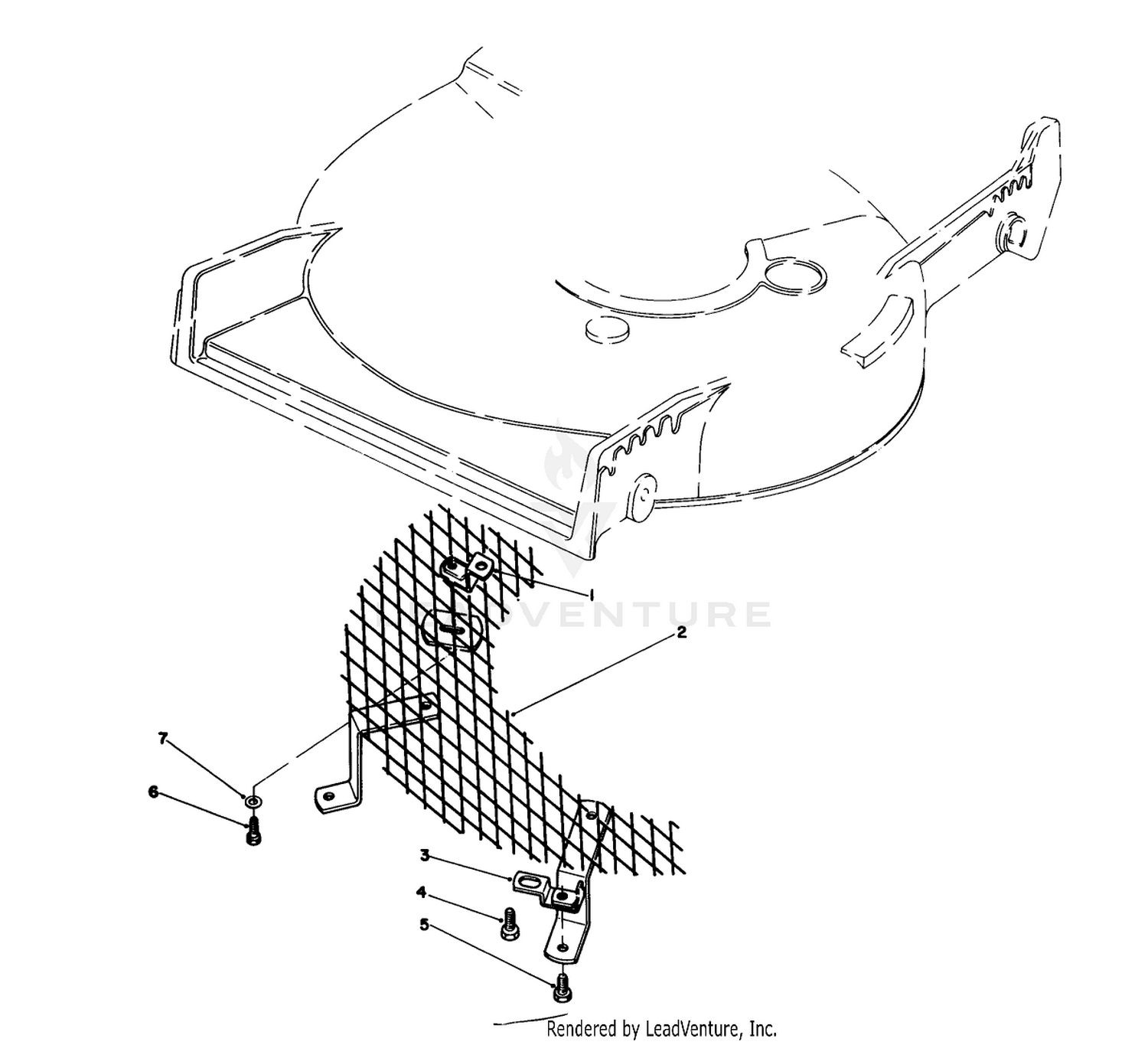 Leaf Shredder Kit Model No. 59157 (optional)