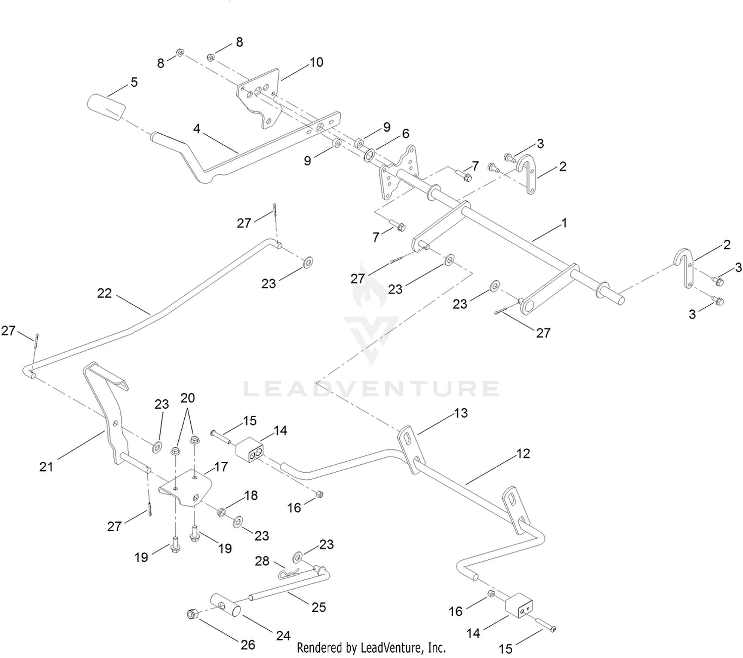 Deck Lift Assembly