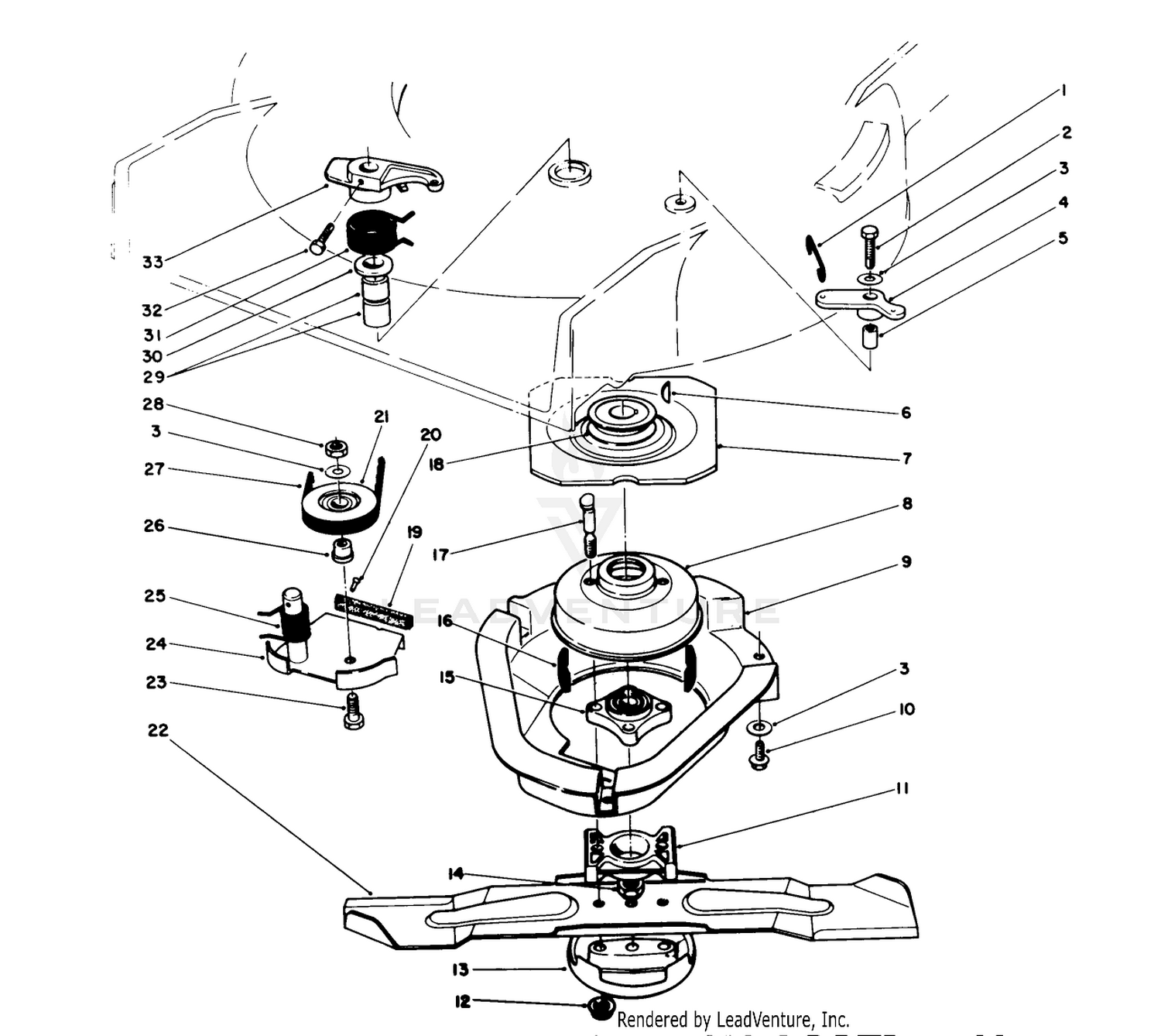 Blade Brake Clutch Assembly