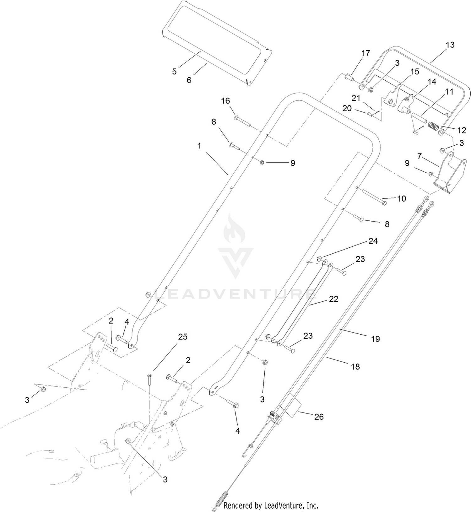 Handle and Control Assembly