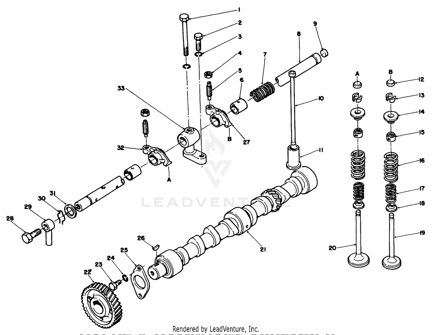 Valve  Camshaft Assembly