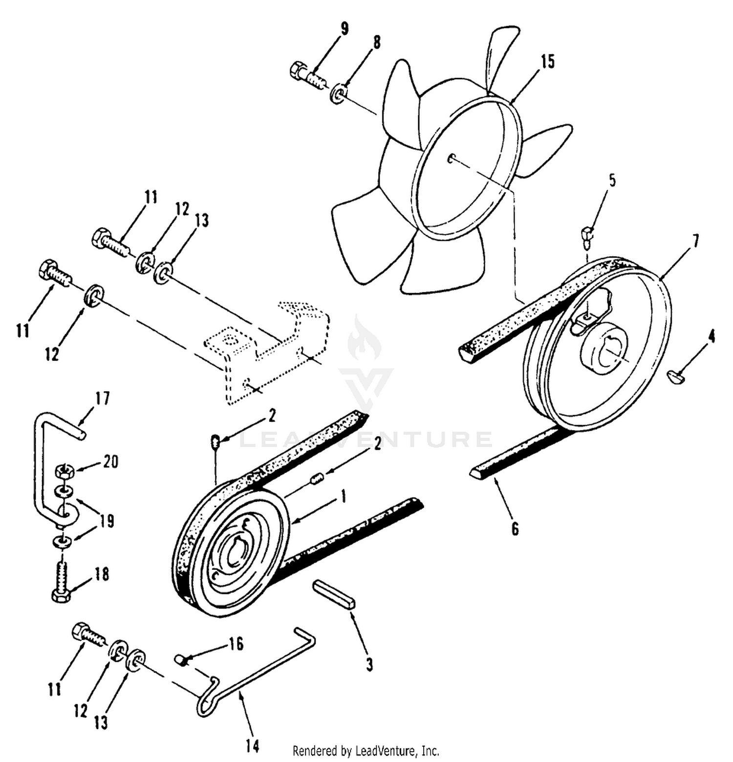 Drive Belt And Pulleys