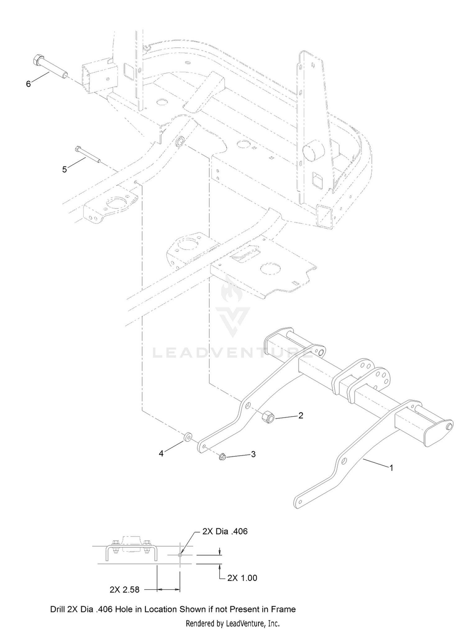 Hitch Assembly No. 130-8716